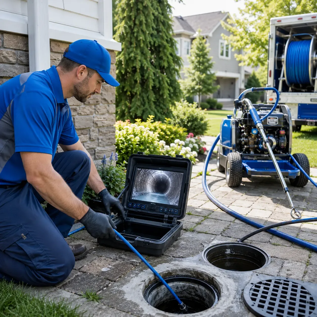 Outdoor drain cleaning professionals serving Caledonia, IL