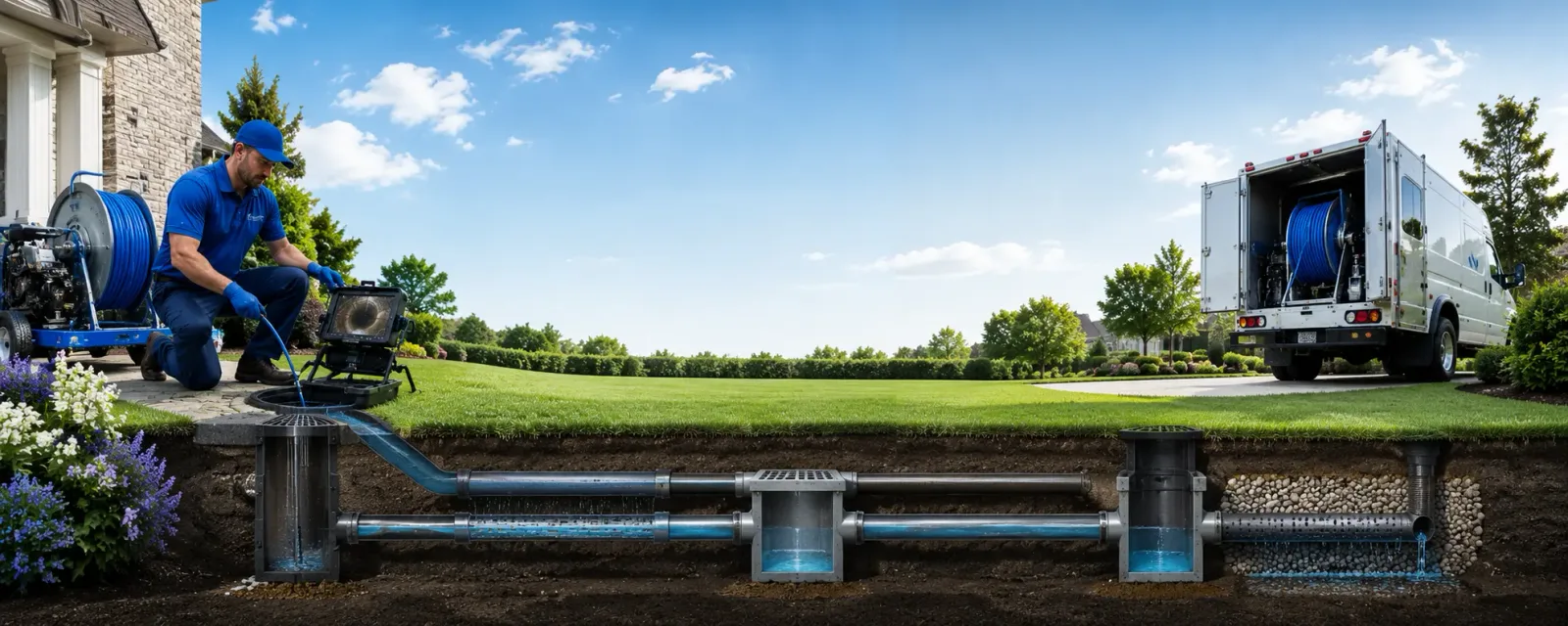 Outdoor drain cleaning information for Caledonia, IL